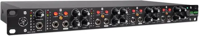 Alt view image 4 of 20 - Mackie HM-400 4-Channel Headphone Amplifier
