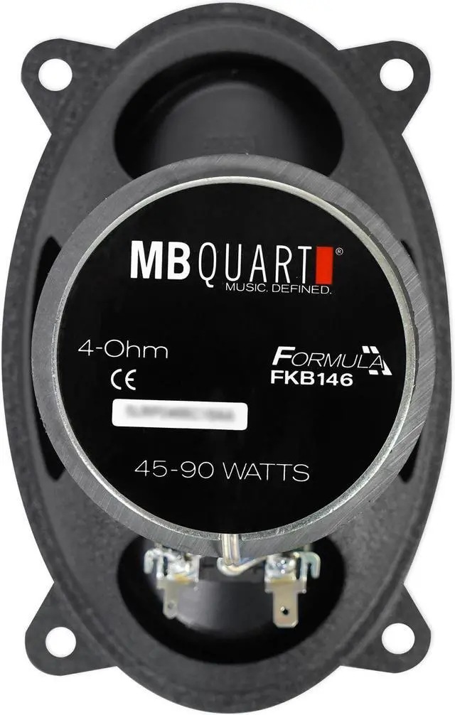 Alt view image 5 of 12 - MB Quart Formula 4 x 6 inch 2-way coaxial car speakers