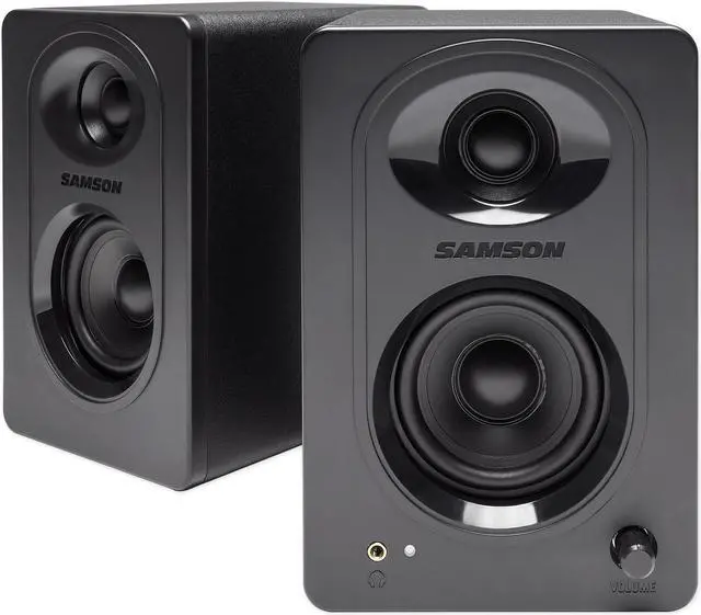 Alt view image 2 of 20 - Samson MediaOne M30 Powered Studio Monitors (Pair)