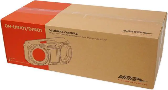 Alt view image 6 of 9 - Metra OH-UNI01 6.5" Overhead Speaker Pod Enclosure For Polaris RZR/ATV/UTV/Cart