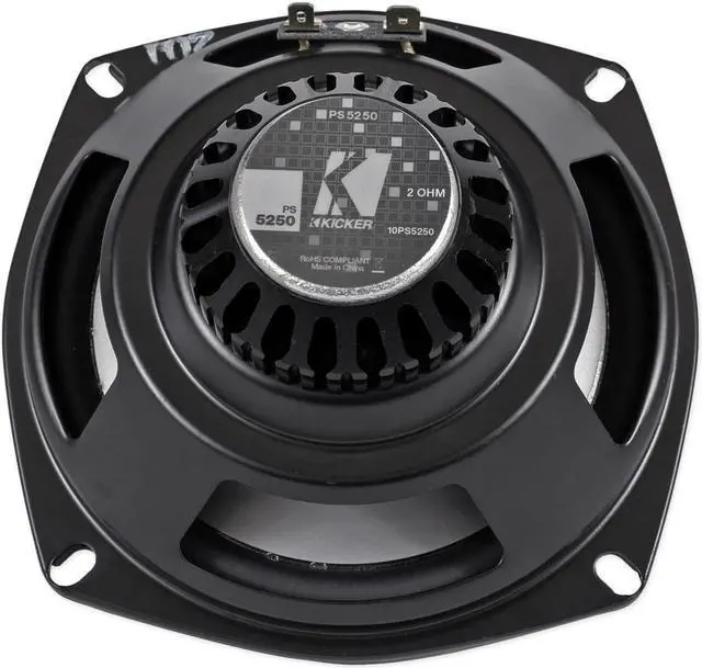 Alt view image 15 of 20 - Kicker 10 PS5250 2-Ohm 5 ¼" 2-way Marine Speakers