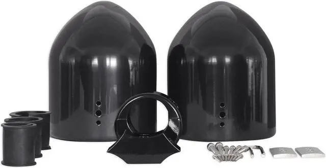 Alt view image 6 of 7 - Rockville DMAC65B Dual 6.5" Black Aluminum Wakeboard Tower Speaker Enclosure