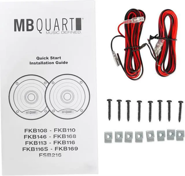 Alt view image 8 of 12 - MB Quart Formula 4 x 6 inch 2-way coaxial car speakers
