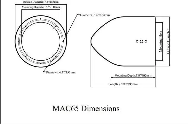 Alt view image 7 of 7 - Rockville DMAC65B Dual 6.5" Black Aluminum Wakeboard Tower Speaker Enclosure