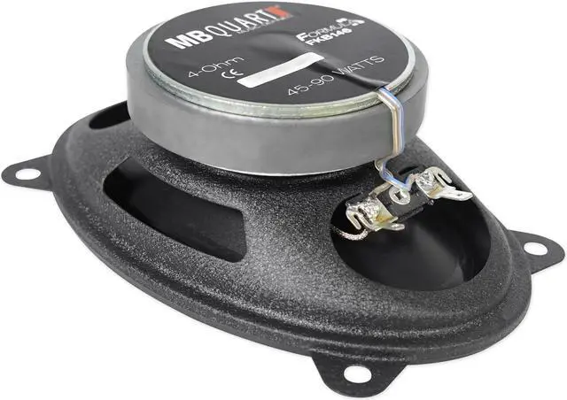 Alt view image 6 of 12 - MB Quart Formula 4 x 6 inch 2-way coaxial car speakers