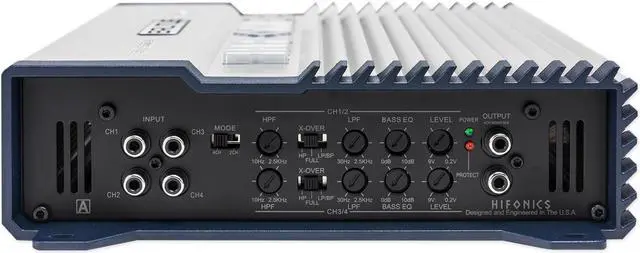 Alt view image 6 of 20 - Hifonics BXX800.4 Brutus 800W 4-Channel Car Audio Amplifer