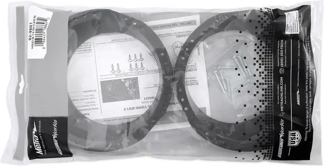 Alt view image 6 of 16 - Metra 82-9601 6" - 6.5" Speaker Adapter for 98-13 Harley Davidson Touring (pair)