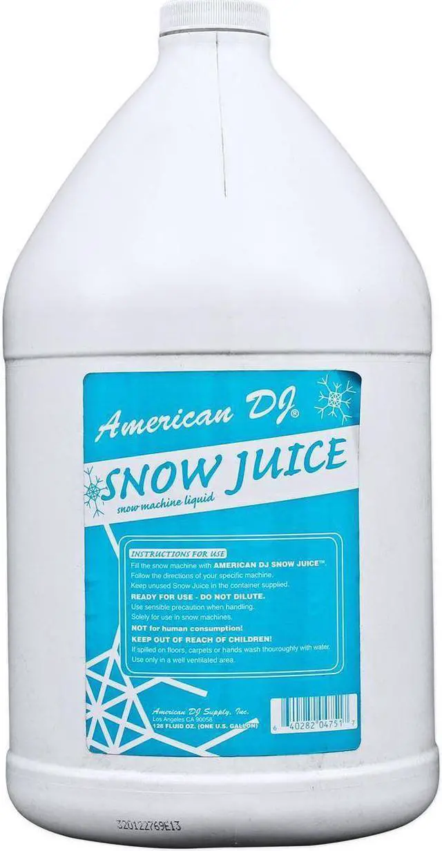 Alt view image 5 of 15 - NEW! AMERICAN DJ SNOW GAL Snow Fluid Juice One Gallon for VF Snow Flurry Machine