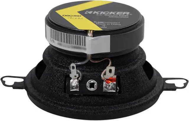 Alt view image 2 of 17 - Kicker 3.5" 80 Watt 2-Way Car Audio Speakers DSC35 DS35 Coax, Set of 2