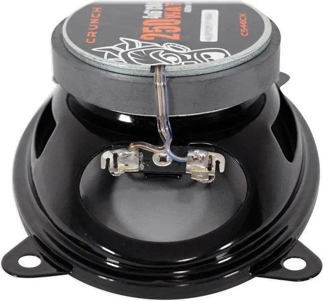 Alt view image 14 of 20 - Crunch 250 Watt 4 x 6-Inch Coaxial Car Audio Speakers