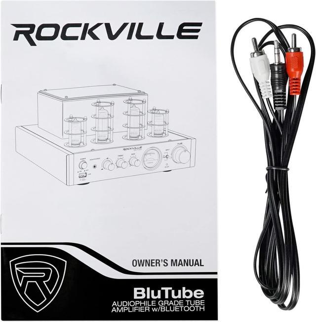 Alt view image 6 of 12 - Rockville BluTube 70w Tube Amplifier/Home Theater Stereo Receiver w/ Bluetooth