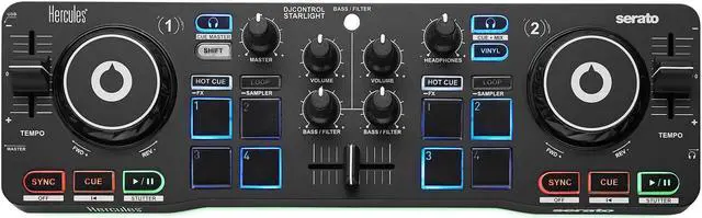 Alt view image 6 of 20 - Hercules DJ Starterkit w/ Starlight DJ Monitor 32 HDP DJ M40.1 & Serato DJ Intro