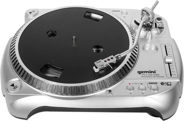 Alt view image 13 of 20 - Gemini TT-1100 USB Belt Drive Turntable Belt Drive DJ Turntable