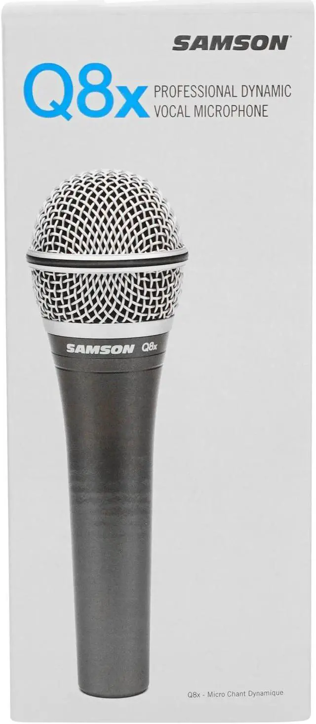 Alt view image 8 of 16 - Samson Q8x Professional Dynamic Vocal Microphone