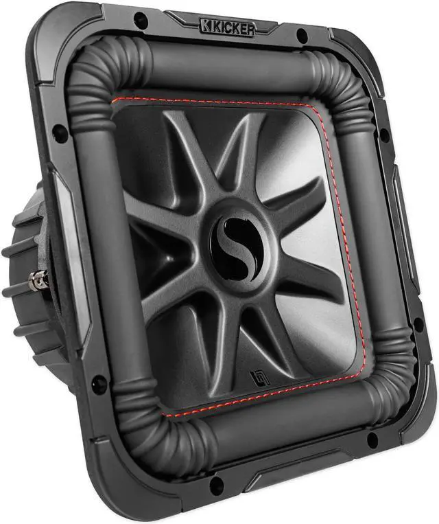 Alt view image 4 of 20 - Kicker L7R 10-Inch 1000-Watt Max 2-Ohm DVC Square Subwoofer
