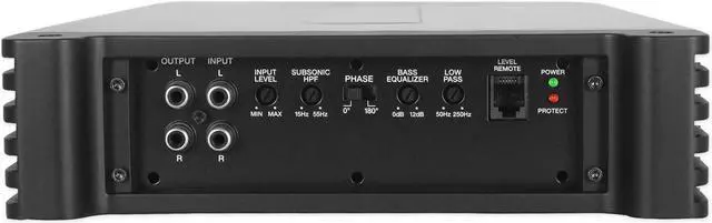 Alt view image 3 of 7 - Rockville DBM12 2000w 2 Ohm Marine/Boat Mono Amplifier Amp w/Covers+Bass Remote