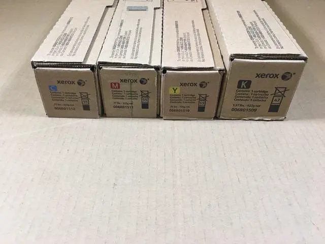 Alt view image 5 of 6 - OEM Xerox Metered CMYK 7525 7545 7830 7855i 7970 006R01509 006R01510 006R01511 006R01512