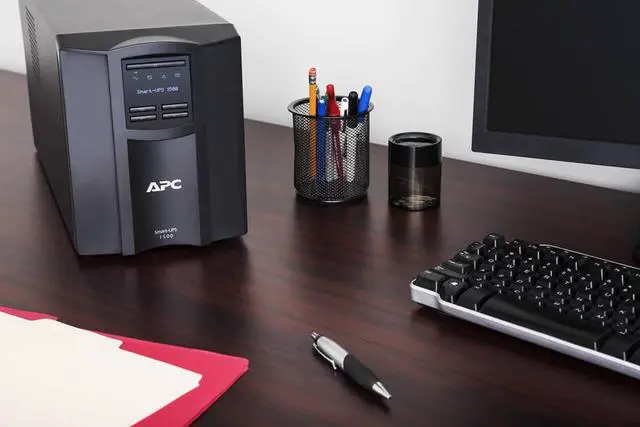 Alt view image 3 of 5 - APC Smart-UPS SMT1500 SMT1500 External UPS - AC 120V - 1500 VA - Lead Acid - Black