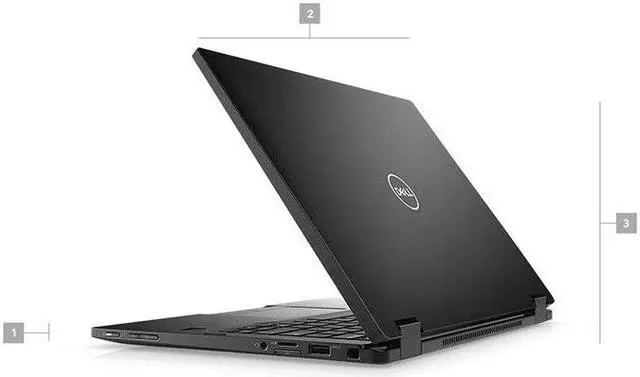 Alt view image 3 of 3 - Dell latitude 13 7000 7390 2-in-1 i7-8650U 16GB 256GB SSD 13.3' FHD Touch-screen