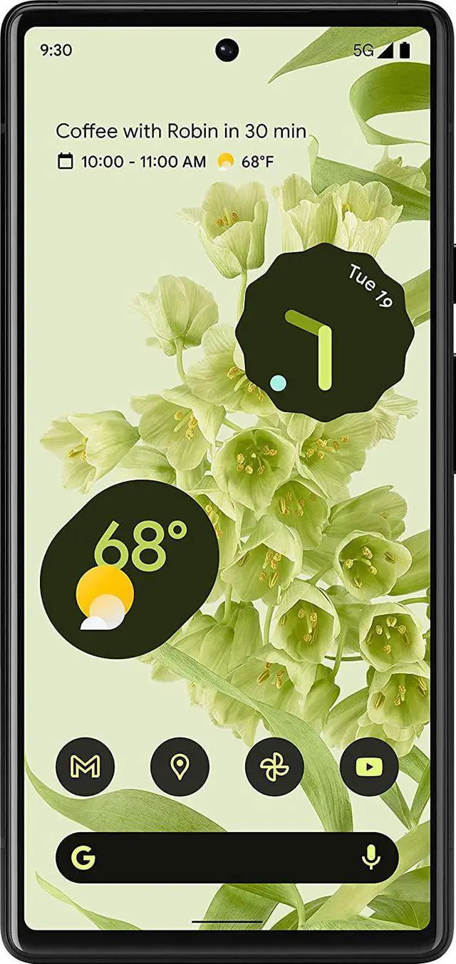 Alt view image 3 of 7 - Google Pixel 6 5G, 6.4" OLED Display, 128GB + 8GB RAM, 50MP Camera, Google TensorTitan M2 security coprocessor, Factory Unlocked, International Version