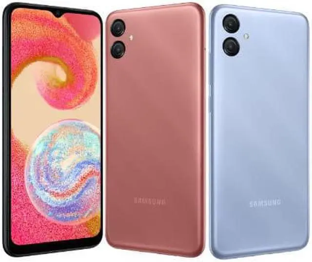 Alt view image 4 of 5 - Samsung Galaxy A04e (SM-A042F/DS), 6.5" HD+ Display, 32GB + 3GB RAM, 13MP Dual Camera, Factory Unlocked, International Version - Copper