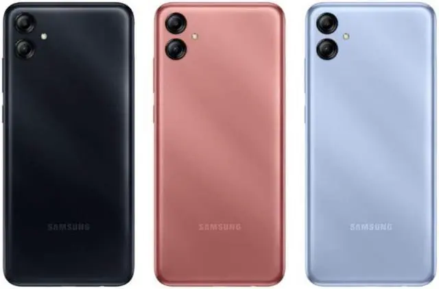 Alt view image 3 of 5 - Samsung Galaxy A04e (SM-A042F/DS), 6.5" HD+ Display, 32GB + 3GB RAM, 13MP Dual Camera, Factory Unlocked, International Version - Copper