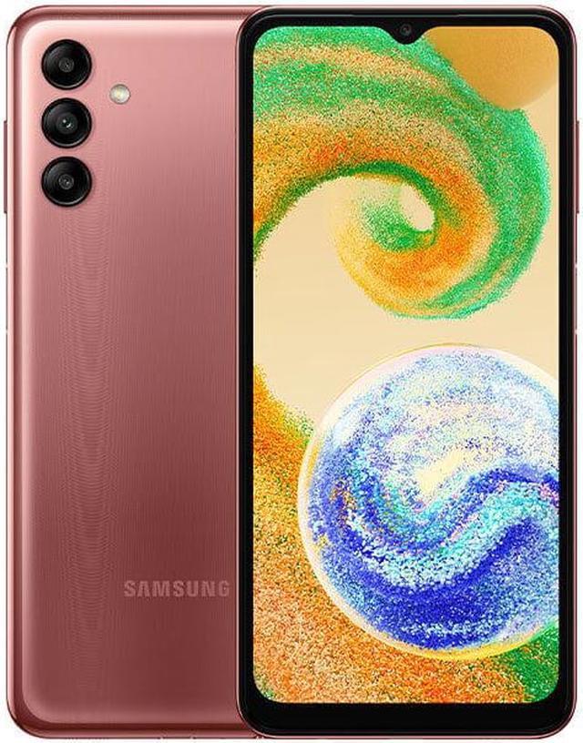 Samsung Galaxy A04s (SM-A047F/DS) 6.5-inch Infinity-V HD+ Display, 64GB +  4GB RAM, 50MP Triple Camera, Dolby Atmos audio, GSM Factory Unlocked,  International Version - Copper 