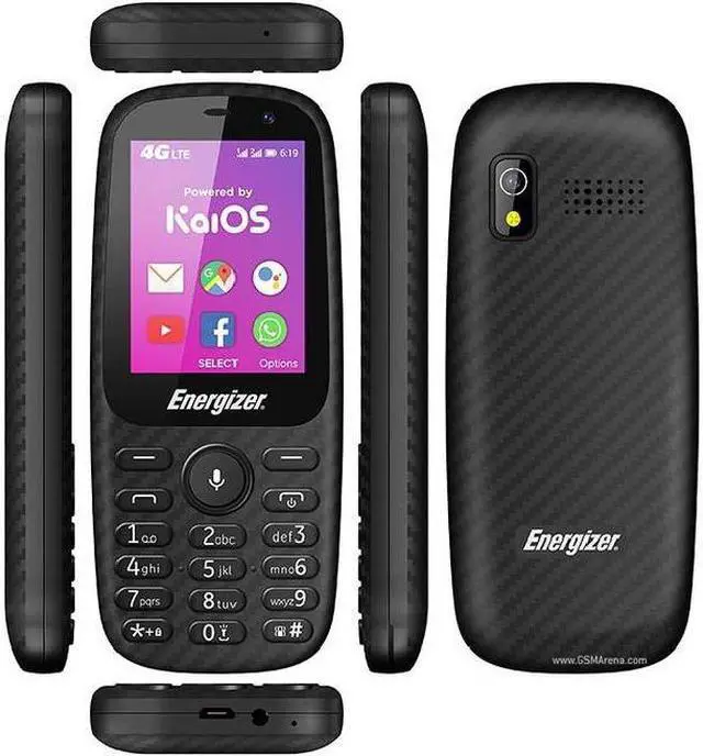 Alt view image 2 of 2 - Energizer E242s, 2.4 inches Display, 4GB + 512MB RAM, International Version, GSM 4G/LTE Unlocked phone - Black