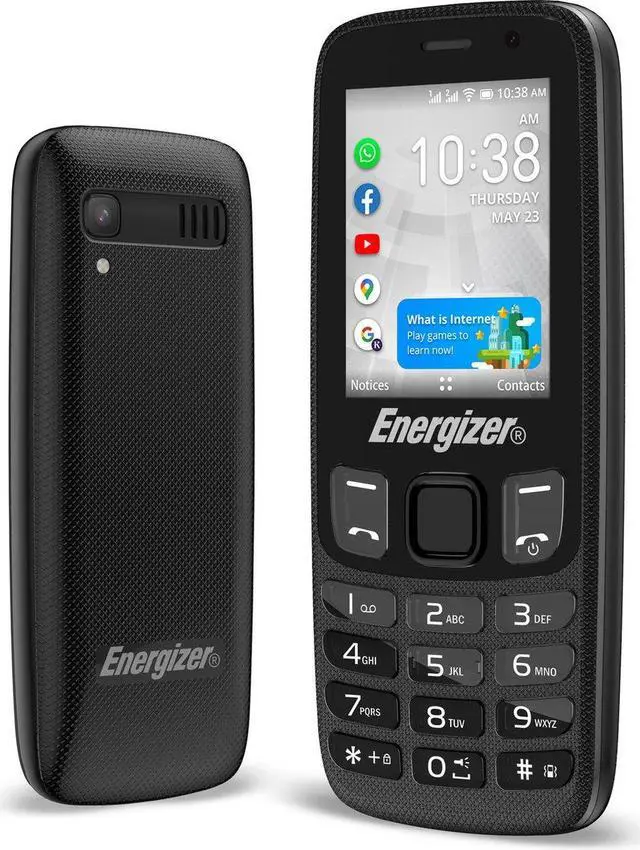 Main image of Energizer E242s, 2.4 inches Display, 4GB + 512MB RAM, International Version, GSM 4G/LTE Unlocked phone - Black