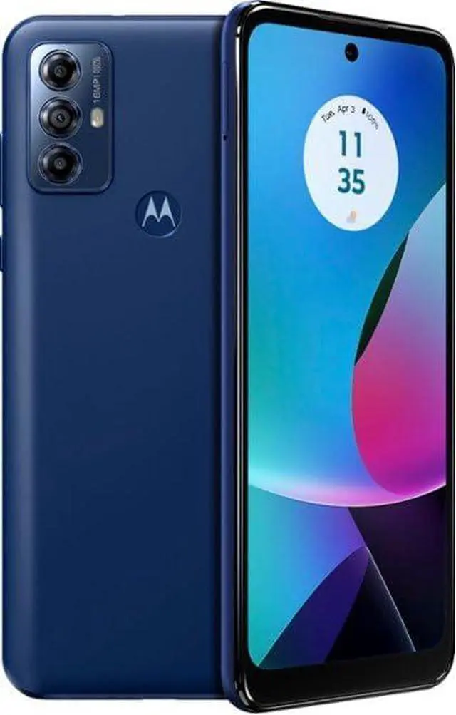 Main image of Motorola Moto G Play 2023 XT2271DL, 6.5" Display, 32GB+3GB RAM, 16MP Triple Camera, 4G/LTE, Tracfone locked Made for US, Navy Blue.