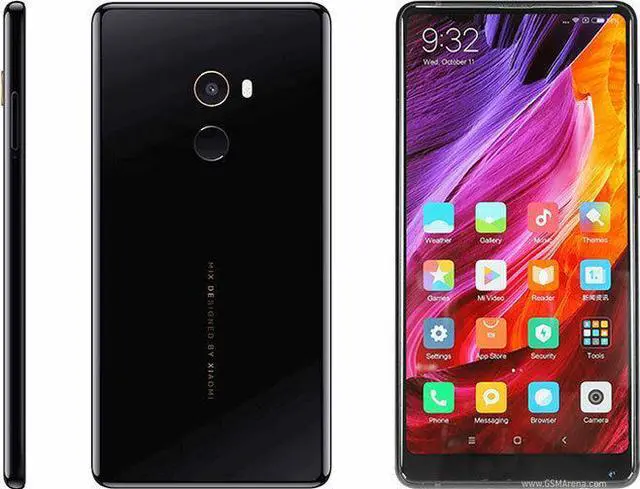 Alt view image 3 of 3 - Xiaomi MI MIX 2, 6GB+64GB, Global Official ROM,  5.99 inch Full Screen, Ceramic Body, Qualcomm Snapdragon 835 Octa Core up to 2.45GHz, Network: 4G (Black)