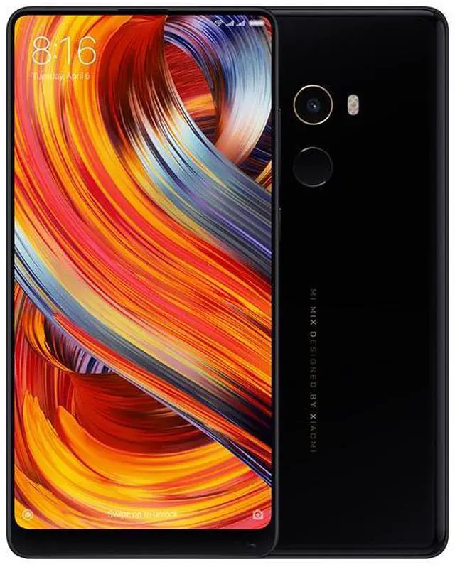Main image of Xiaomi MI MIX 2, 6GB+64GB, Global Official ROM,  5.99 inch Full Screen, Ceramic Body, Qualcomm Snapdragon 835 Octa Core up to 2.45GHz, Network: 4G (Black)