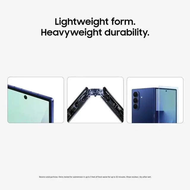 Alt view image 3 of 6 - Samsung Galaxy Z Fold7 SM-F966B/DS, 512GB JetBlack, International Version, Foldable Display, Dual SIM, High Storage Capacity Blue Shadow