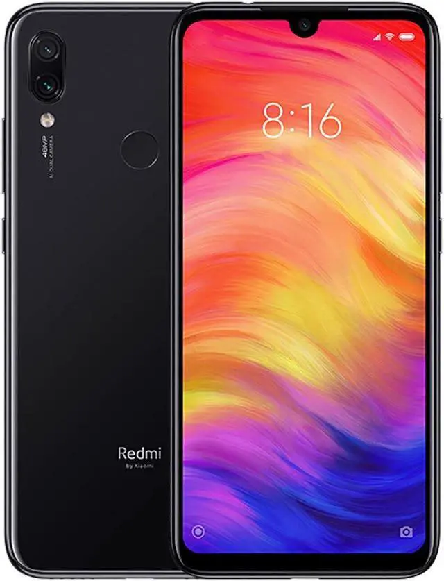 Alt view image 4 of 4 - Xiaomi Redmi Note 7 128GB + 4GB RAM 6.3" FHD+ LTE Factory Unlocked 48MP GSM Smartphone (Global Version) (Space Black)