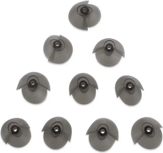 Main image of MEDca Hearing Aid Standard Receiver Tulip Domes Compatible with GN Resound Sure Fit - 10-Pcs Universal Invisible Tip Replacement Ear Domes for BTE PSAP Hearing Amplifiers and Open Fit Models
