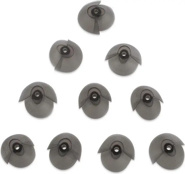 Main image of MEDca Hearing Aid Standard Receiver Tulip Domes Compatible with GN Resound Sure Fit - 10-Pcs Universal Invisible Tip Replacement Ear Domes for BTE PSAP Hearing Amplifiers and Open Fit Models