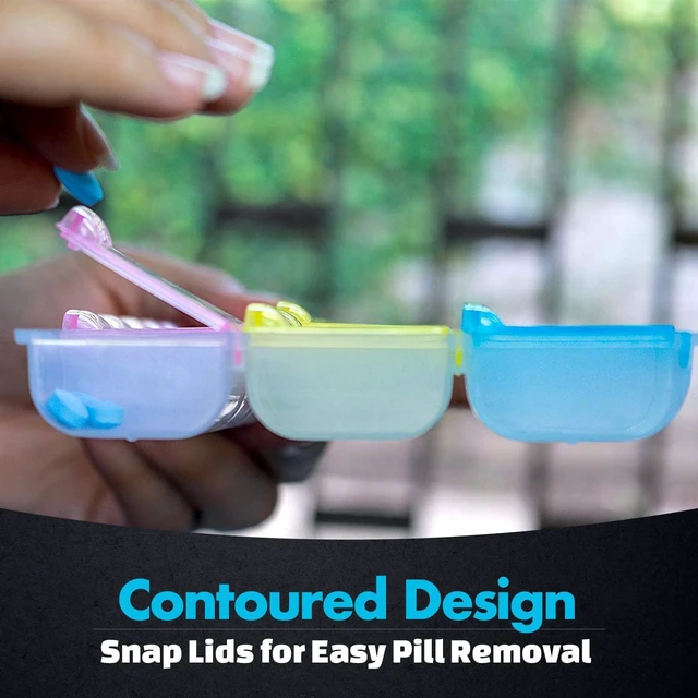 Alt view image 7 of 7 - MEDca Weekly Pill Organizer, Three-Times-a-Day, 1 Pill Organizer