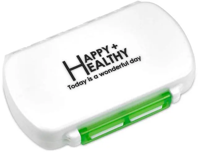Alt view image 4 of 7 - Pill Boxes- Pack of 2 Waterproof Medicine Pill Holder Cases, BPA-Free Daily Tablet Holder Storage Organizer Dispenser for Medications, Supplements, & Vitamins, Ideal for Travel by MEDca