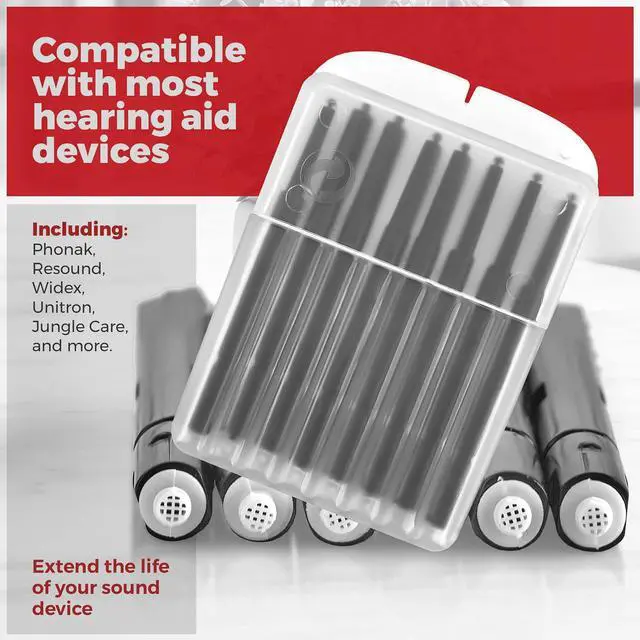 Alt view image 3 of 7 - MEDca Hearing Aid Ear Wax Guard Filters - 5 Pack/40 Pieces Replacement Wax Filters Prevent Cerumen Dust and Grease Build Up Compatible w/Phonak, Resound, Widex, Unitron and Jungle Care Hearing Aids