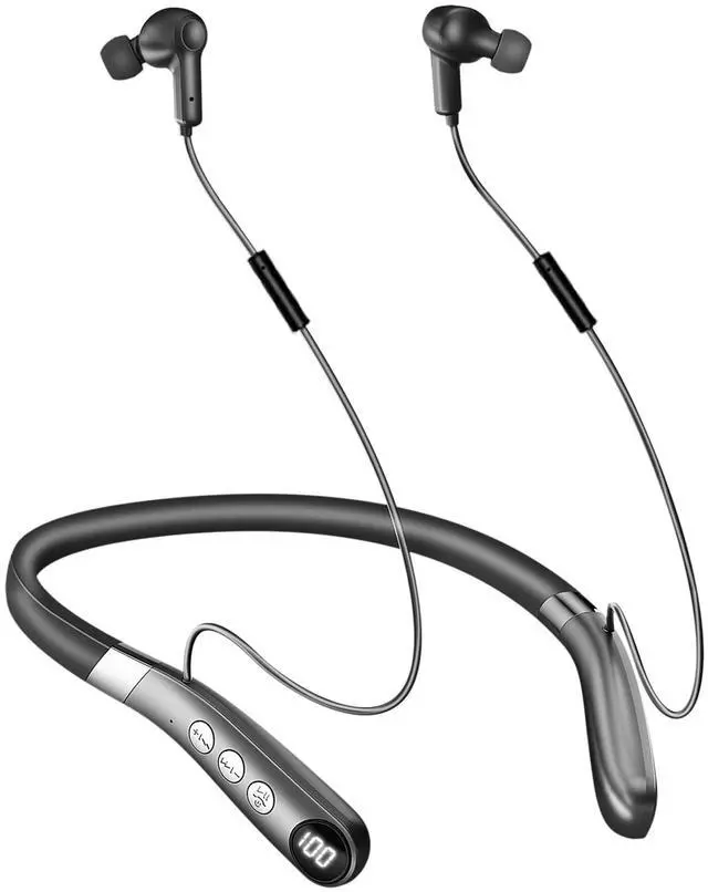 Main image of Rechargeable Bluetooth Hearing Amplifier - Wireless Hands-Free Neckband w/Noise Reduction, Neck Sound Amplifying Device Helps Aid Comfortable Hearing for Listening, Watching TV for Seniors & Adults