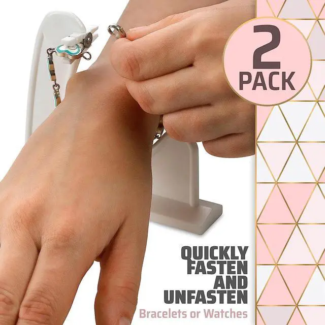 Alt view image 4 of 7 - MEDca Bracelet Buddy Jewelry Helper, 2 Pack - One Handed Bracelet and Watch Fastening Aid for Arthritis, Weak Hands and Limited Dexterity