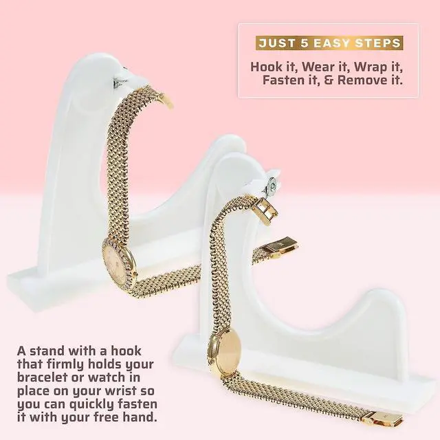 Alt view image 7 of 7 - MEDca Bracelet Buddy Jewelry Helper, 2 Pack - One Handed Bracelet and Watch Fastening Aid for Arthritis, Weak Hands and Limited Dexterity