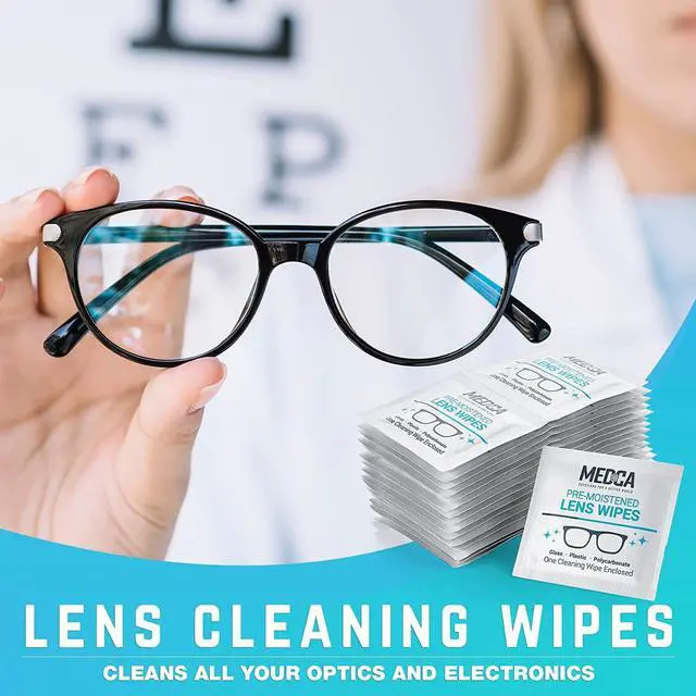 Alt view image 6 of 7 - Premoistened Lens and Glass Cleaning Wipes - Portable Travel Cleaner for Glasses, Camera, Cell Phone, Smartphone, and Tablet - Disposable, Quick Drying, Streak Free - Individually Wrapped, Pack of 100