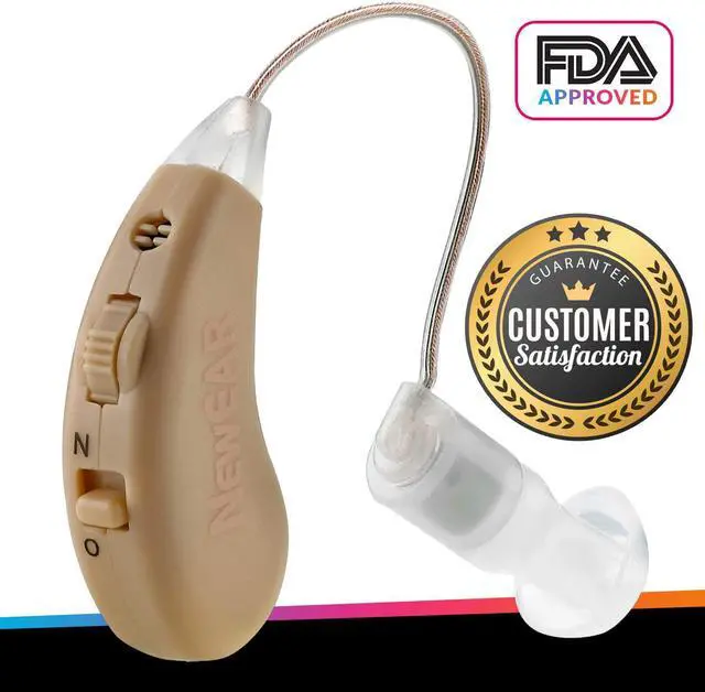 Alt view image 6 of 7 - Premium BTE Hearing Amplifiers - Digital Ear Amplification Device Pair and Rechargeable Behind the Ear Hearing Amplifier Set with Sound Amplification for the Hard of Hearing by MEDca
