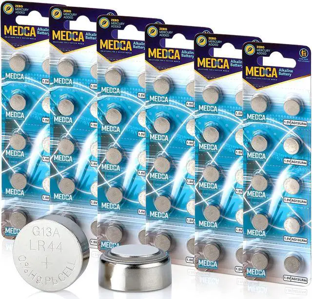 Main image of Hearing Aid Batteries - Pack of 60 AG13 Size Batteries for Hearing Amplifiers - 60 Pcs