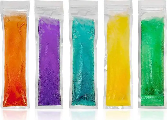 Alt view image 6 of 7 - Popsicle Bags with Funnel - 125 Pcs Disposable Otter Freeze Pop Molds, Zip Sealed Popsicle Pouches Bags for DIY Frozen Treats Smoothies Ice Pops - Create Healthy Homemade Snacks for Kids and Adults
