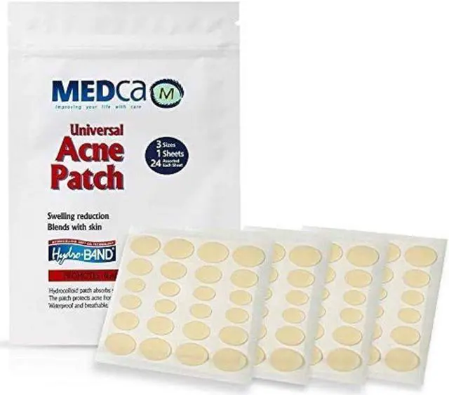 Main image of Acne Absorbing Covers - Hydrocolloid Acne Care Bandages (96 Count) 3 Universal Patch Sizes, Acne Blemish Treatment for Face & Skin Spot Pore Patch Conceals, Reduce Pimples Blackheads, Package May Vary