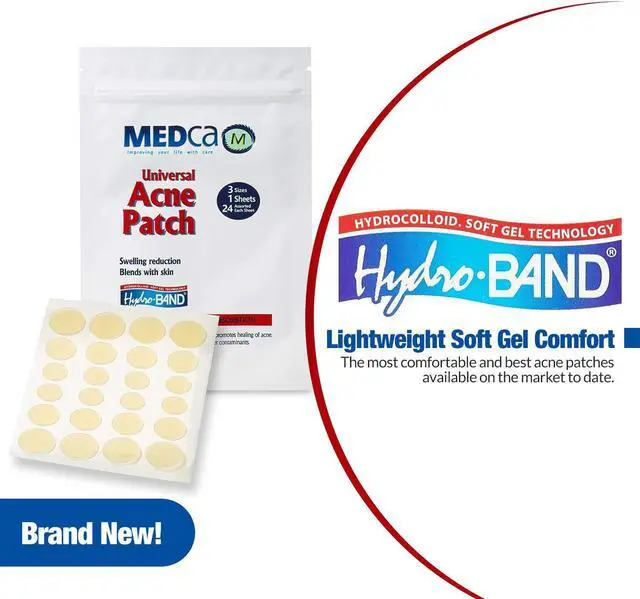 Alt view image 2 of 6 - Acne Absorbing Covers - Hydrocolloid Acne Care Bandages (96 Count) 3 Universal Patch Sizes, Acne Blemish Treatment for Face & Skin Spot Pore Patch Conceals, Reduce Pimples Blackheads, Package May Vary