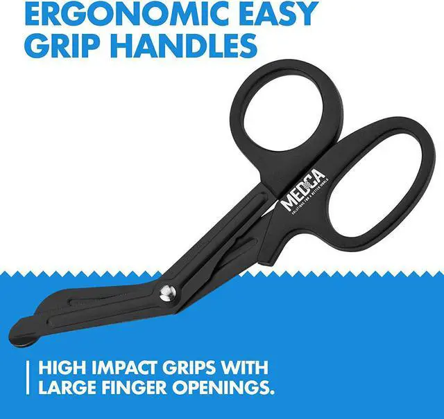 Alt view image 6 of 7 - Medical Bandage Scissors - Trauma Scissors and EMT First Responder Shears - Made with Premium Quality Stainless Steel for Nurse, Doctors, First Aid Supplies, 7.5 inch Length