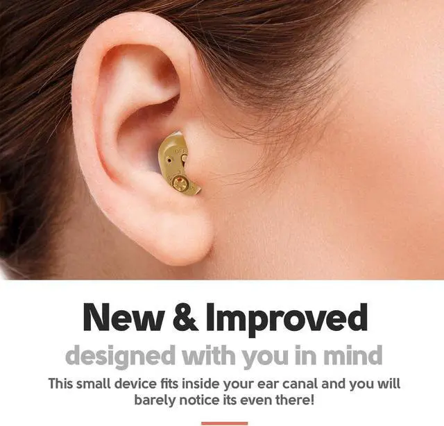 Alt view image 6 of 7 - MEDca ITE Mini Ear Amplifier Rechargeable Microtron Set - So Small It's Barely Visible - (1 Pair)